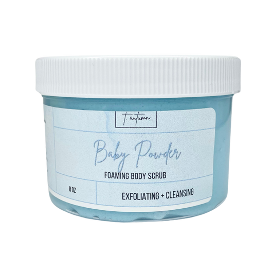 Baby Powder Foaming Body Scrub